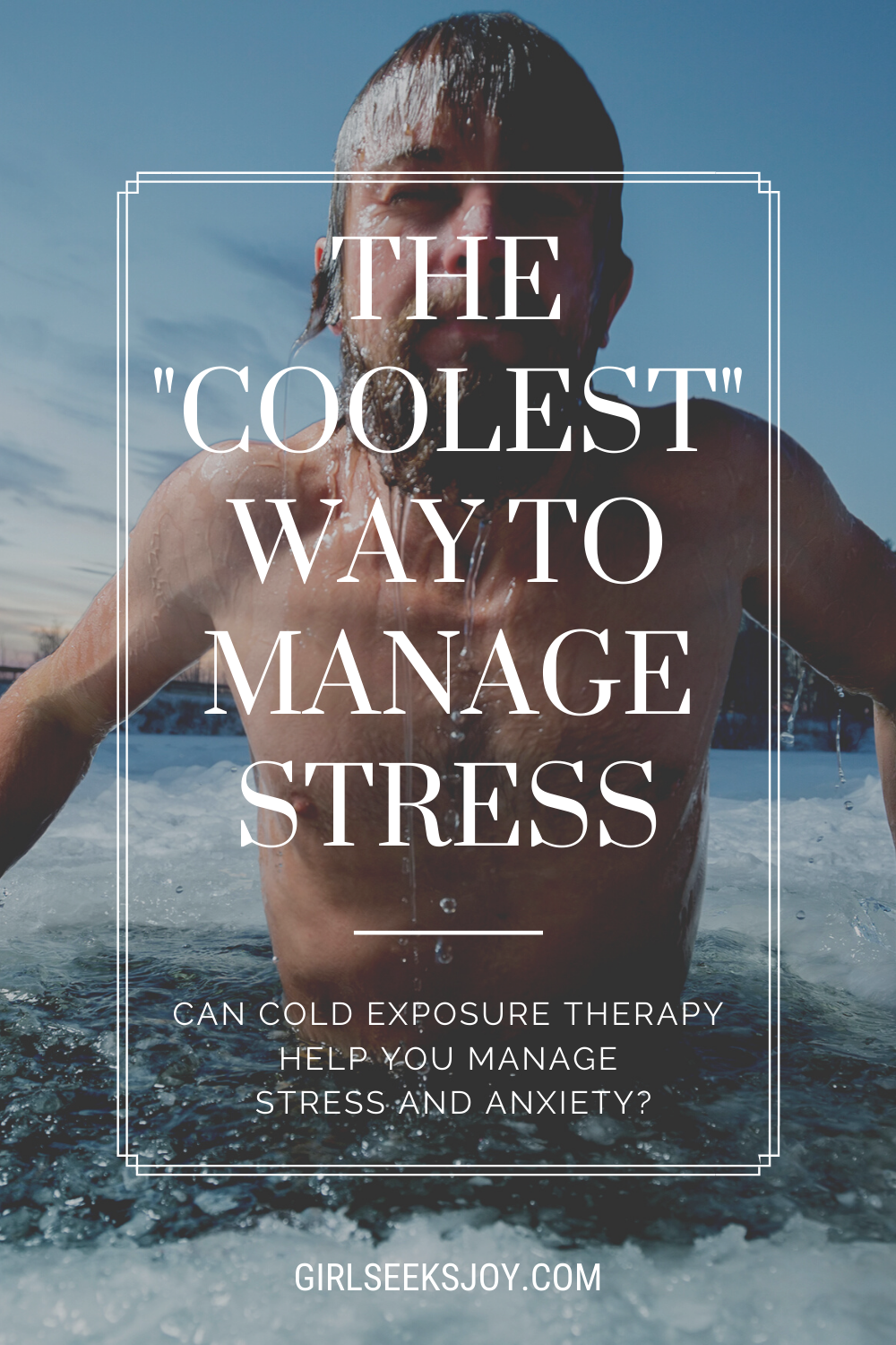 Is cold water therapy good for you?